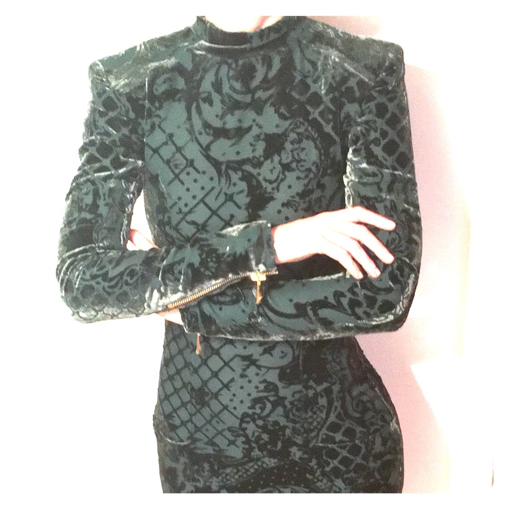 Balmain x H&M Green Dress